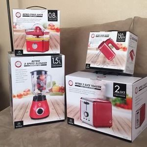 All 4 Retro Kitchen Accessories